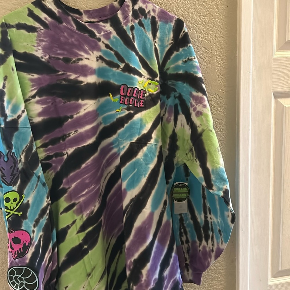 Disney Parks Tie Dye Oogie Boogie Spirit Jersey NWT